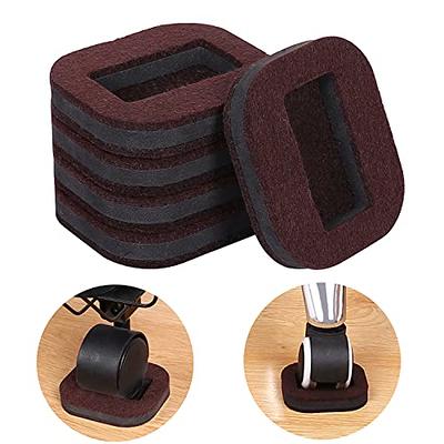 4Pcs bed wheel stopper Furniture Pads Hardwood Caster Cups Furniture  Coasters