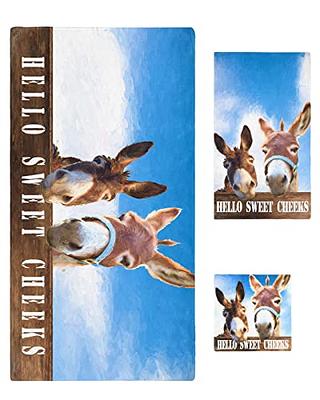 ALAZA Horse Desert Watercolor Bathroom Hand Towels Set of 2 Soft 100  Percent Cotton Towel Luxury Decorative Bath Towels Highly Absorbent Face  Towel 16 X 30 - Yahoo Shopping