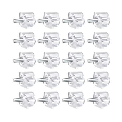 YOWPEY 4Millimeters Shelf Support Peg 20Pcs Shelf Pins Kit Bracket