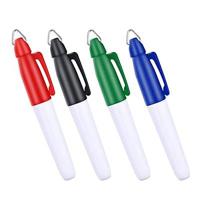 Marker pens, round tip, 4-pack 