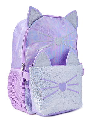 Wonder Nation Children's Backpack with Lunch Box and Pencil Case 3-Piece  Set Set Dream Rainbow Purple 