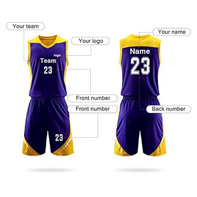 : Custom Basketball Jerseys Any Name Number Team Logo