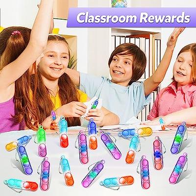 12 Pack Fidget Toys,Push Pop Fidget Sensory Toys Set,Stress Relief Gifts  for Kids & Adults,Pop Bulk & Party Favors Toddler Toys for Easter  Gifts,Party Supplies,Classroom Prizes