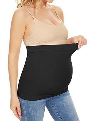Rheane Maternity Belly Band for Pants, Pregnancy Support Pant Extender of Pregnancy  Pregnancy Must Haves Maternity Clothes (Black+White+Grey M) - Yahoo Shopping