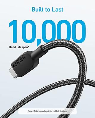 Anker USB C Cable [2-Pack, 3ft], Premium Nylon USB A to Type C Charger  Cable Fast Charging for Samsung Galaxy S10 S10+ / Note 9, LG V30 (USB 2.0