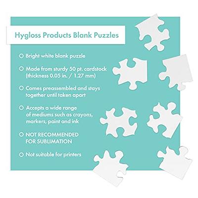 Hygloss Products Blank Jigsaw Puzzle – Compoz-A-Puzzle – 4 x 5.5 Inch - 9  Pieces, 8 Puzzles with Envelopes - Yahoo Shopping