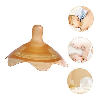 2pcs Breastfeeding Nipple Shield, Double Suction Cup Silicone Nipple Shield  Protector for Nursing Newborn, for Latch Difficulties or Flat or Inverted  Nipples - Yahoo Shopping