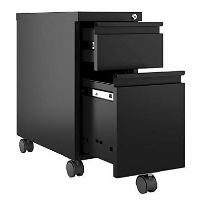 Hirsh 20-inch Deep Metal Mobile Pedestal File 3-Drawer Box/Box