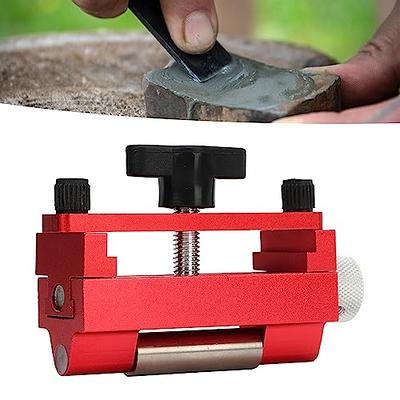 Honing Guide and Angle Tool Set - Chisel Sharpening Jig & Knife Sharpener Angle Tool Kit for Knives and Wood Chisels, Black