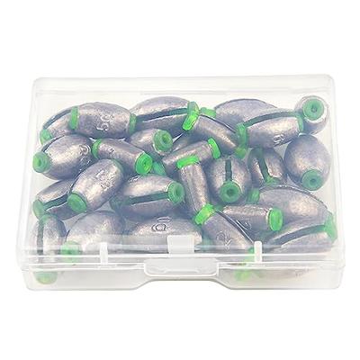 OROOTL Drop Shot Weights Round Fishing Weights Sinkers Bass