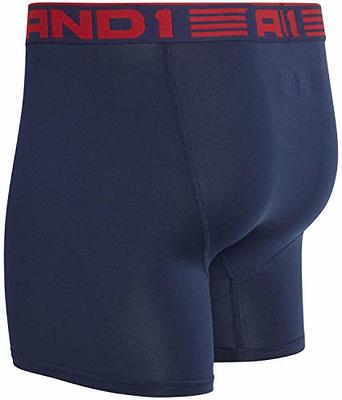 AND1 Mens Underwear - Performance Compression Boxer Briefs with Functional  Fly (5 Pack)