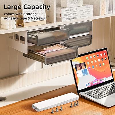 Garneck 4 Portable Drawers Desk Fridge Clear Vanity Organizer Storage  Drawers Organizer Plastic Box Organizer Drawers Small Drawer Showcase  Crafts