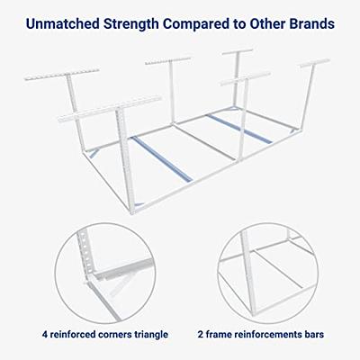 FLEXIMOUNTS 4x8 Overhead Garage Storage Rack, Garage Storage