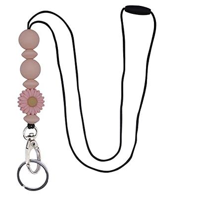 Cute Silicone Beaded Teacher Lanyard Necklace Key Lanyard Keychain Id  Holder Teacher Lanyards for Id Badges and Keys for Women Employees Students  (Cute Lanyard-01) - Yahoo Shopping