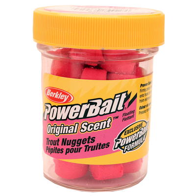 Berkley Powerbait Natural Glitter Trout Dough Fishing Bait, Assorted 4 Pack