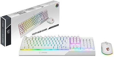 MSI Vigor GK30 Combo White, 6-Zone RGB GK30 Gaming Keyboard & GM11 Gaming  Mouse, Water Repellent & Splash-Proof, 5000 DPI - Yahoo Shopping