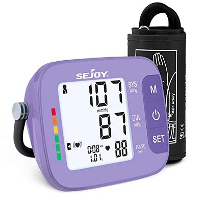 Sejoy Blood Pressure Cuff Arm Automatic, Blood Pressure Machine Monitors  Accurate for Home Use, Adjustable Digital BP Cuff Kit, Large Backlit  Display, 120 Sets Memory, USB Carrying Bag Included - Yahoo Shopping