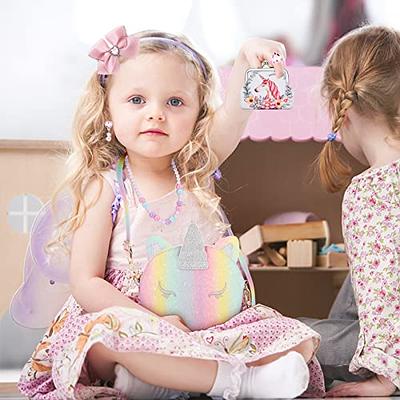 Amazon.com: SainSmart Jr. Toddler Purse My First Purse with Pretend Play Set  for Princess 9 PCS, Pink : Toys & Games
