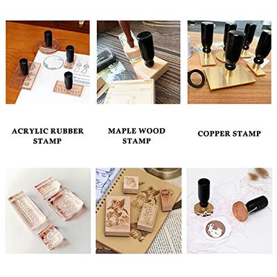 Custom Stamp Logo, Rubber Business Stamp, Personalized Stamper, Self Inking  Wood - Yahoo Shopping