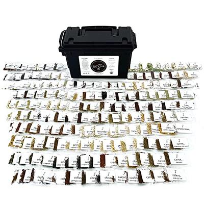 120 Grids Seed Storage Box, Plastic Seed Organizer with Label