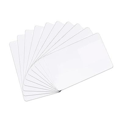 300pcs Metal Engraving Blanks Multipurpose Aluminum Sheet Business Card  Blanks For CNC Engraver Laser Engraving DIY Cards, Thickness 0.21 Mm/ 0.01  Inc