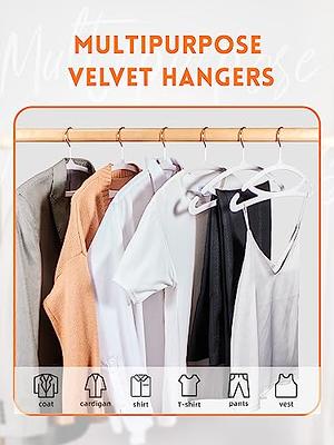 HOUSE DAY Clothes Hangers 60 Pack, Heavy Duty Plastic Hangers