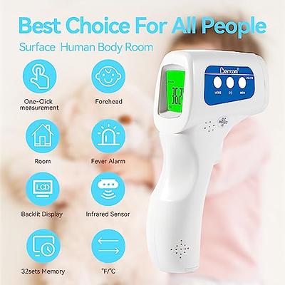 Infrared Forehead Thermometer, Non-Contact Household Body Thermometer  Temperature Meter Home Fast Measuring, Infrared Thermometer