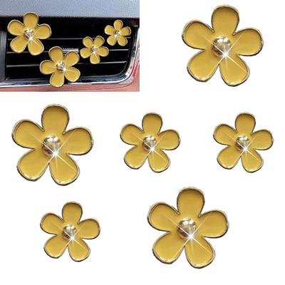 6 Pack Car Air Vent Clips Colorful Daisy Flower Car Air Freshener