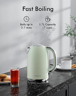 Longdeem Cordless Stainless Steel Kettle and 2-Slice Toaster Set with  Adjustable Browning Control - Modern Design, Pastel Green - Yahoo Shopping