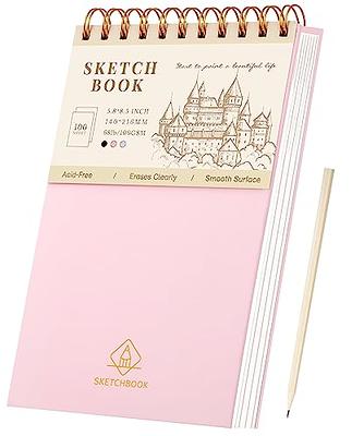 Cabreche Cute Sketchbook Top Spiral Bound Sketch Pad, 9 x 12 inch,100GSM  Thick Paper,50 Sheets 100 Pages,Art Sketch Book Artistic Aesthetic Writing  Drawing Paper for Girls Women Artists Beginners-Dog - Yahoo Shopping