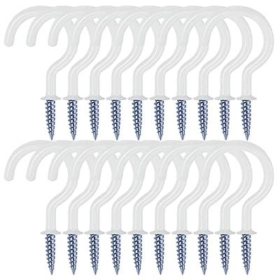 WaterLuu 20 Pack 2.9 Inch Ceiling Hooks,Plant Hooks, Vinyl Coated Screw-in  Wall Hooks, Plant Hooks, Kitchen Hooks, Cup Hooks Great for Indoor &  Outdoor Use (20 White) - Yahoo Shopping