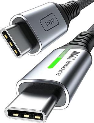 INIU 100W Fast Charging USB C to USB C Cable, Type C Cable for Samsung iPad  Pro Iphone