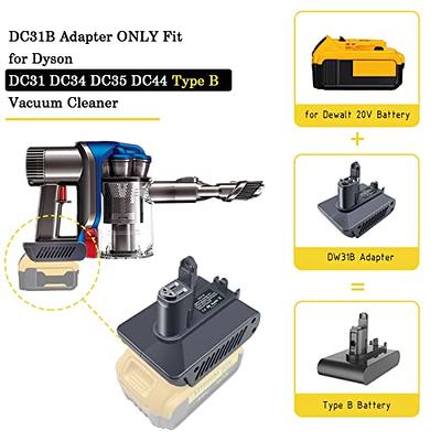 JJXNDO for Dyson V10 Battery Replacement, V10 Adapter for Milwaukee M18 18V  Li-ion Battery Converter to for Dyson V10 Battery Work for Dyson V10