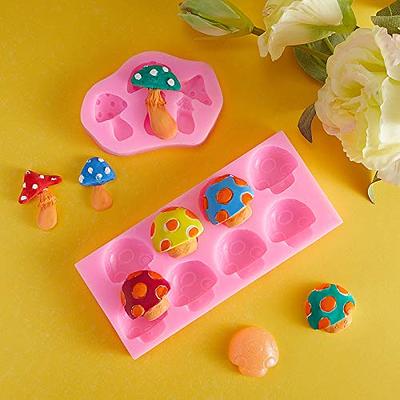 Patelai 2 Pcs Mushroom Silicone Mold Resin Mushroom Shaped Molds Vegetable  Keychain Silicone Mold Chocolate Candy Clay Moulds for DIY Desserts Cookie  Handmade Cupcake Decoration - Yahoo Shopping