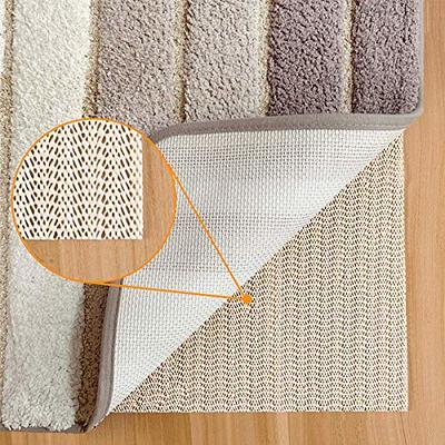 Non Slip Area Rug Pad Gripper - 4x6 Strong Grip Carpet pad for Area Rugs  and Hardwood Floors, Provides Protection and Cushion