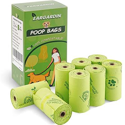 Pet N Pet Dog Waste Bags USDA Certified 38% Plant Based & 62% PE, 1080  Leak-Proof, Extra Thick Large Dog Poop bag Rolls - Green GPETNPET1000 - The  Home Depot