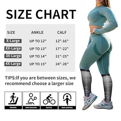 4XL Extra Wide Compression Leggings for Women 20-30mmHg - Navy, 4X-Large 