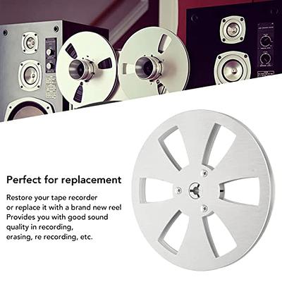 1/4 7 Inch Empty Reel for Reel to Reel Tape Recorder for Open Reel Sound  Deck, Aluminum Alloy Recording Takeup Reel with 6 Hole, Replacement Opening  Machine Part - Yahoo Shopping