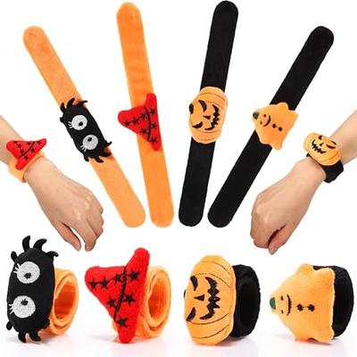 Liliful 40 Pcs Halloween Slap Bracelets Bulk Stuffed Pumpkin Ghost Witch  Hat Spider Huggers Wristband Plush Slap Bracelets for Halloween Trick or  Treat Game Props Classroom Prizes Party Favors Gifts - Yahoo Shopping