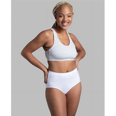 Fit for Me by Fruit of the Loom Women's Plus Size Brief Underwear, 6 Pack