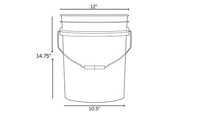 5 Gallon Bucket Liner Bags for Marinading and Brining - Durable