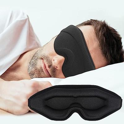 MZOO Sleep Eye Mask for Men Women, Zero Eye Pressure 3D Sleeping Mask, 100%  Light Blocking Patented Design Night Blindfold, Soft Eye Shade Cover for