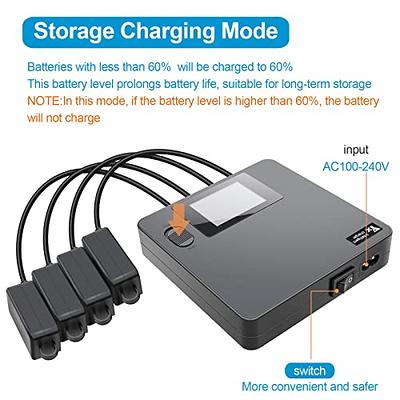  Hanatora 6 in 1 Battery Charger for DJI Mini 2,Mini SE