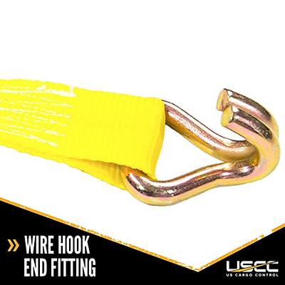 US Cargo Control, Wire Hook Ratchet Strap, 2 Inch Wide X 50 Foot