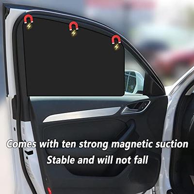 EcoNour Magnetic Car Shades for Side Windows Baby | Car Window Shade for  Baby with Heat, Glare & UV Protection | Rear Window Sunshade for Car | Baby