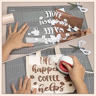 Firefly Craft Heat Transfer Vinyl Sheets - Brown HTV - Iron on Vinyl for Cricut, HTV Vinyl Sheets, Vinyl Iron On, Easy Cut & Weed, Compatible with