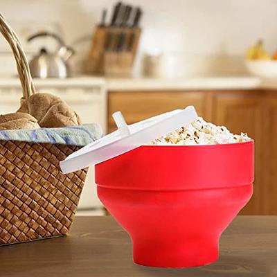 Popcorn Powder | Popcorn Popper | Collapsible & Microwavable - Red