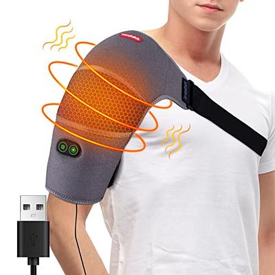  SiiMMM USB Heat Arm Shoulder Massager for Circulation Wraps  Home Use Massage Machine Muscles Relaxation Reduce Pain Relief (Massage and  Heating-12V) : Health & Household