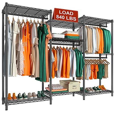 Vipek V2e Wire Garment Rack Heavy Duty Clothes Rack With 6-shelf