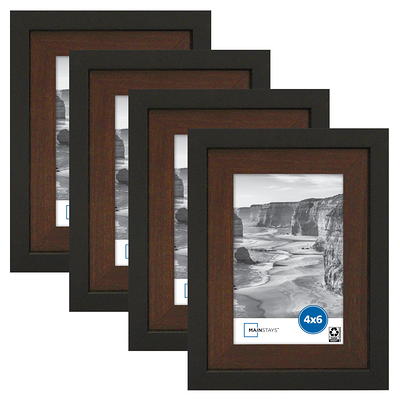 MELANNCO 8 Opening Collage Frame- Displays Four 4x6 and Four 6x4
